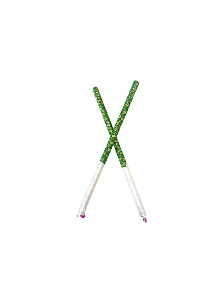 GINI Large Dandiya Sticks – Colorful Traditional Dance Sticks For Navratri, Garba & Cultural Performances - Image 1