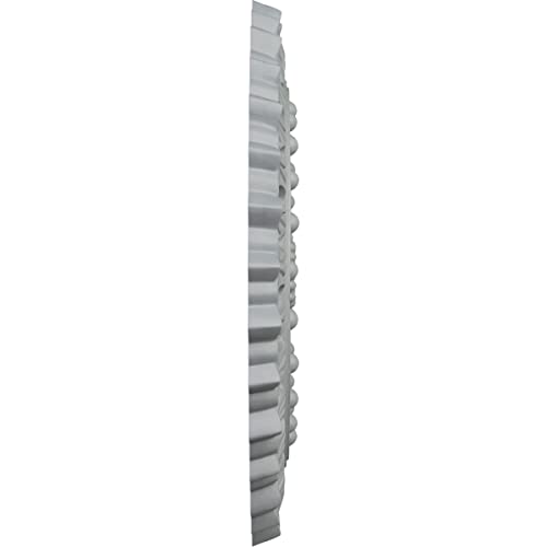 Ekena Millwork CM18SK 18 1/2-Inch OD x 1 1/8-Inch ID x 1 1/2-Inch Sellek Ceiling Medallion - Image 3