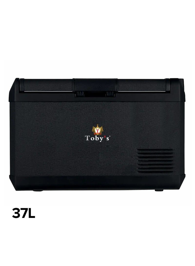 Toby's TR-37 Smart Dual Compartment Fridge And Freezer, Up to -18 Celsius, Versatile Cooler For Outdoor Adventure, 15600mAh Battery Capacity, Up To 12h Battery Life - Image 2