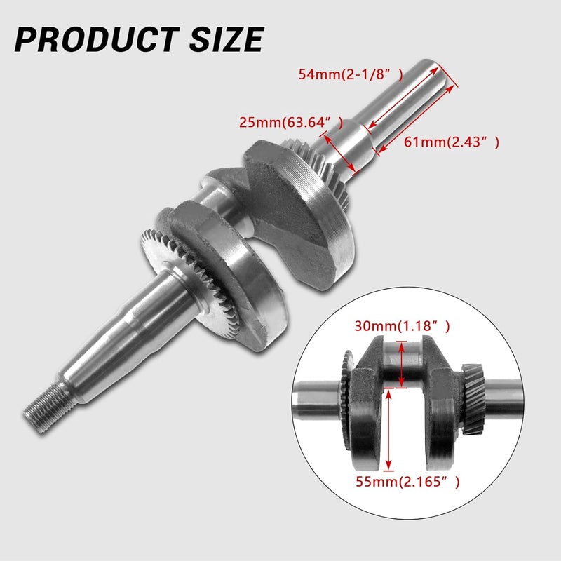 KANECJDL عمود الكامات المتوازي القياسي KQTshangmao 3/4" لمحركات 196cc و 212cc لسيارات الكارتينغ - Image 2