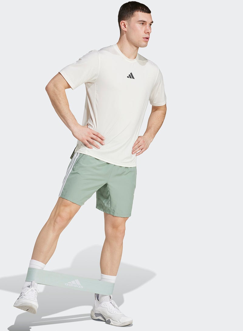 Adidas شورتات ويفن 3 خطوط الأساسية للتدريب - Image 4