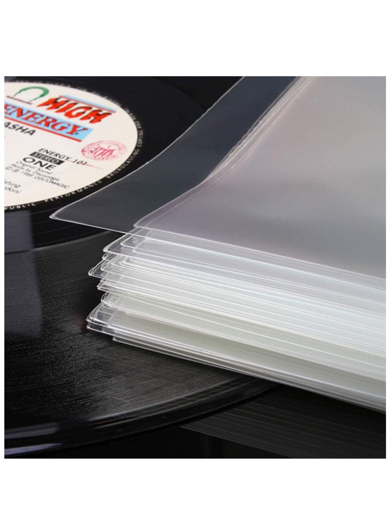 SYOSI Clear Plastic Protective, LP Outer Sleeves Vinyl Record Sleeves Album Covers 12.79" x 12.9" Provide Your LP Collection with The Proper Protection(100PCS) - Image 4