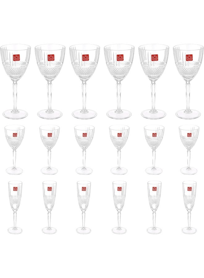 Rcr Brillante Set Of 18 Goblets - Image 1