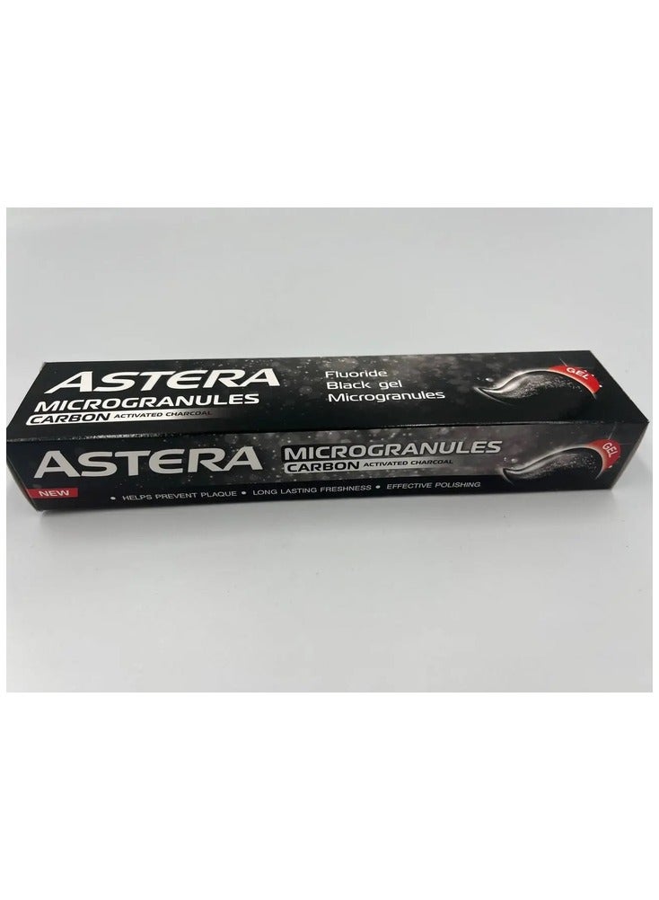 Astera Microgranules and Activated Charcoal Gel Toothpaste - Image 3