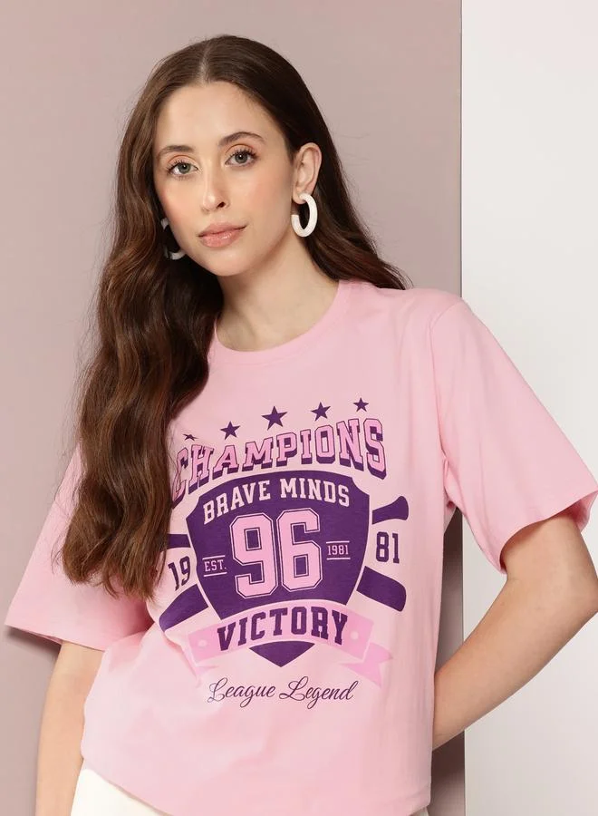 Dillinger Women Oversized Crew Neck T-Shirt