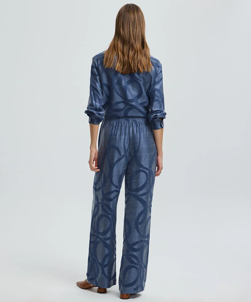 Ipekyol  Printed Cupro Trousers for Women | Best Price UAE