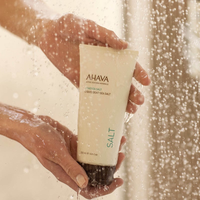 AHAVA Liquid Dead Sea Salt Gel - In-Shower SPA Treatment Gel to Reclaim Moisture & Natural Barrier, Supports Skin's Rejuvenation with Exclusive Osmoter & Antioxidant Grapefruit Oil, 6.8 Fl.Oz - Image 5