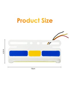 Beauenty Blue  Yellow LED Marker Light BL 10712 - Universal Vehicle Light, Dual-Color Vehicle Light, Durable Signal Lamp  - Image 2