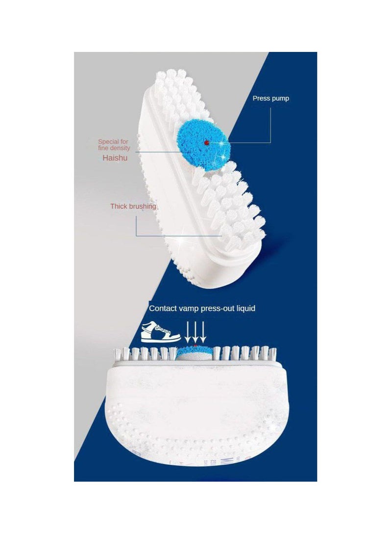 فرشة شوز و منظف أحذية رغوي لفرشة فيها  سائل من الدخل  لي تنظيف عميق الأحذية Z - Image 3