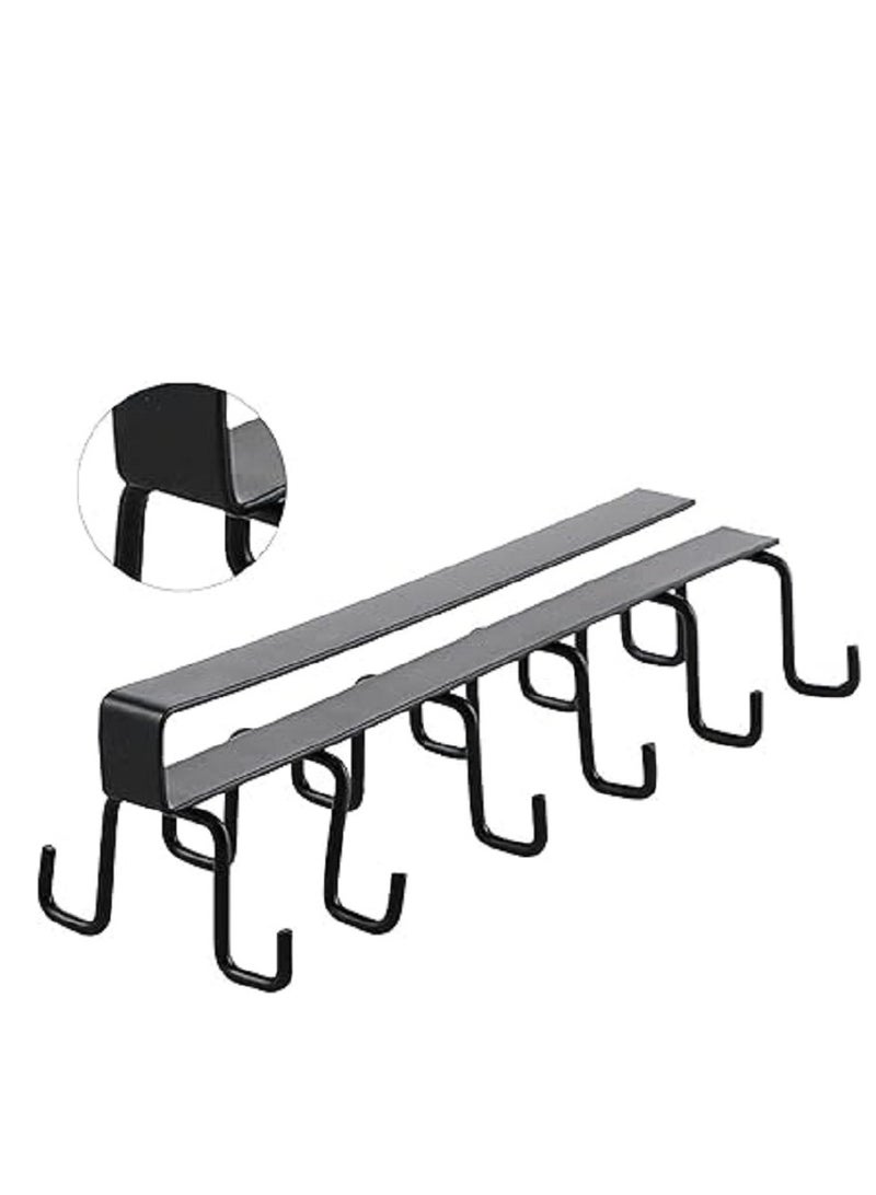 Kitchen Cup Holder with Hanging Hardware Without Nails - Cabinet Organizer for Cups and Teacups - Image 2