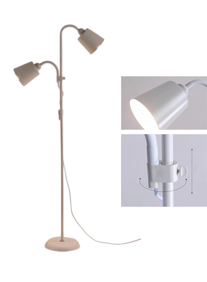 Joshberg Floor Lamp,12W Dual Lights with Three Color Settings for Living Room Bedroom Office Reading Office Piano,USB Charge,Touch Control - Image 2
