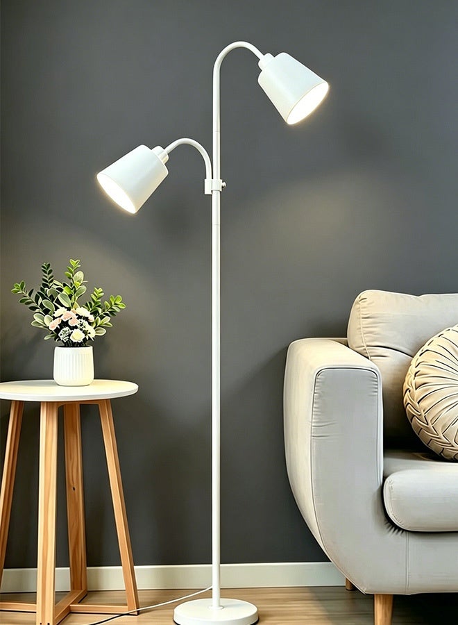 Joshberg Floor Lamp,12W Dual Lights with Three Color Settings for Living Room Bedroom Office Reading Office Piano,USB Charge,Touch Control - Image 1