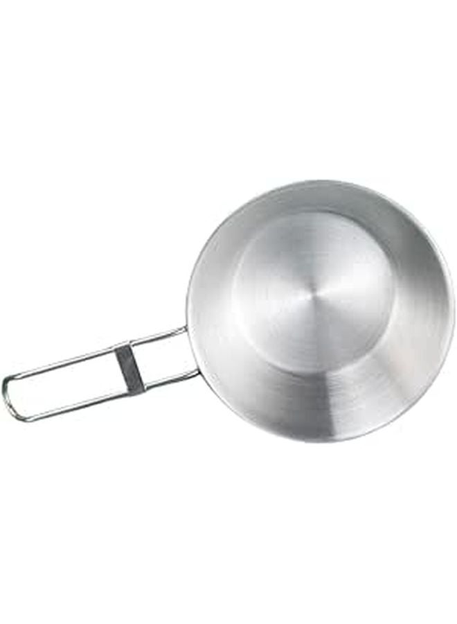 Collapsible Stainless Steel Camping Bowls with Storage Bag Portable Outdoor Cookware for Picnic Hiking - Image 1