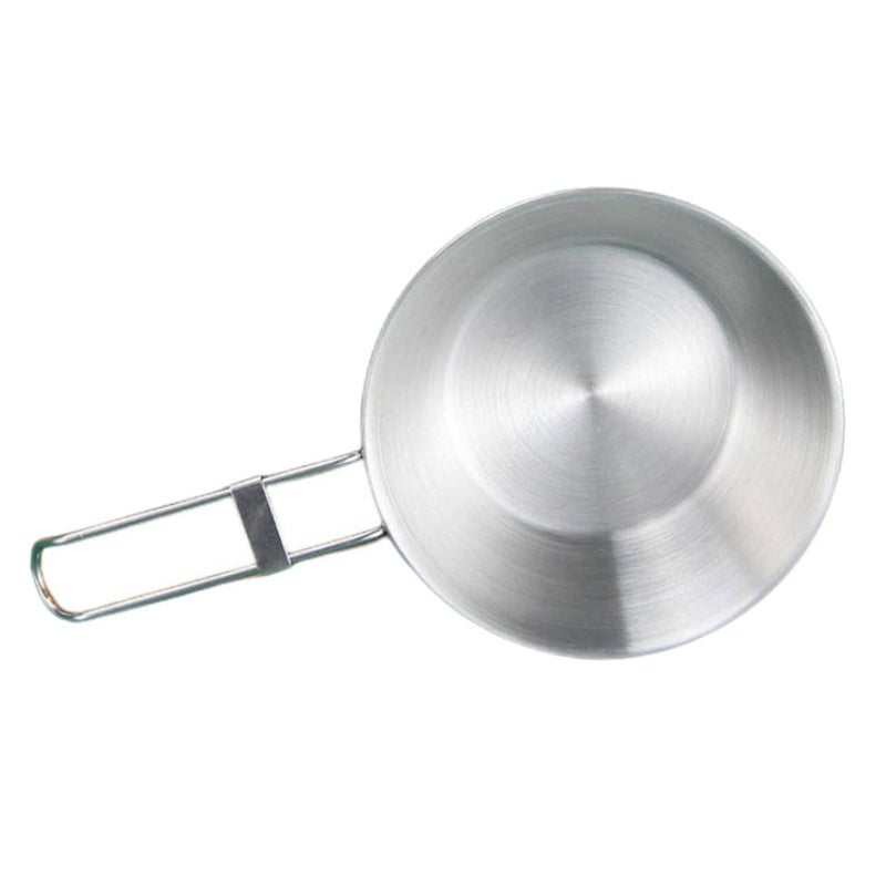 Collapsible Stainless Steel Camping Bowls with Storage Bag Portable Outdoor Cookware for Picnic Hiking - Image 2