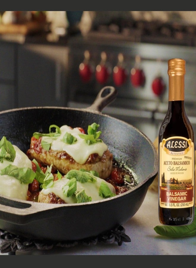 Create and Bundle Alessi Balsamic Autentico from Italy, Premium Aceto, Stile Modena, Ideal on Caprese Salad, Fruits, Cheeses, Meats, Marinades 250 mL 8.5 Fl Oz (Pack of 1) + CreateAndBundle Sticker - Image 4