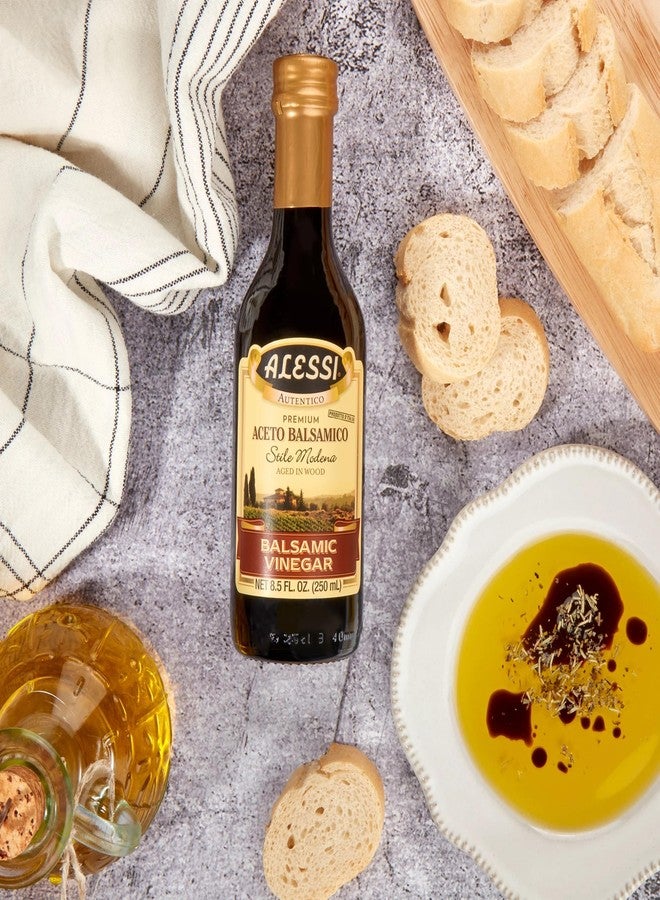 Create and Bundle Alessi Balsamic Autentico from Italy, Premium Aceto, Stile Modena, Ideal on Caprese Salad, Fruits, Cheeses, Meats, Marinades 250 mL 8.5 Fl Oz (Pack of 1) + CreateAndBundle Sticker - Image 2