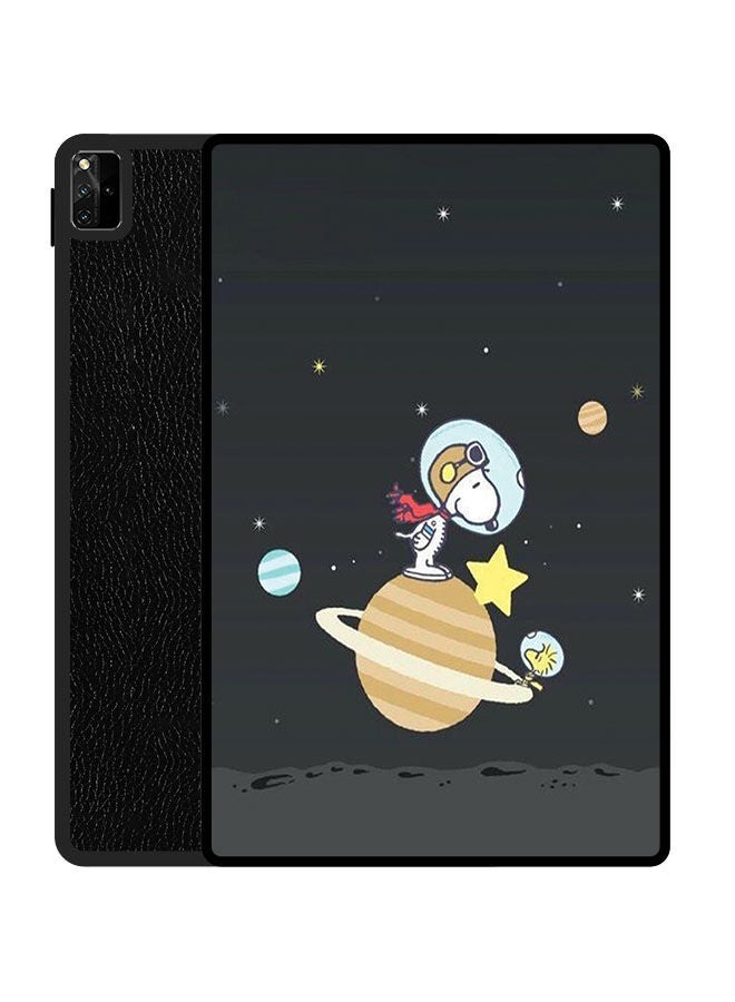Theodor Protective Flip Case Cover For Huawei MatePad Pro 12.6 2021 Snoopy In Planet - Image 1