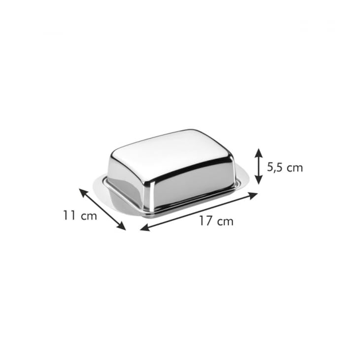Tescoma 428630.00 Butter Dish with lid, stainless steel, for refrigerator - Image 5
