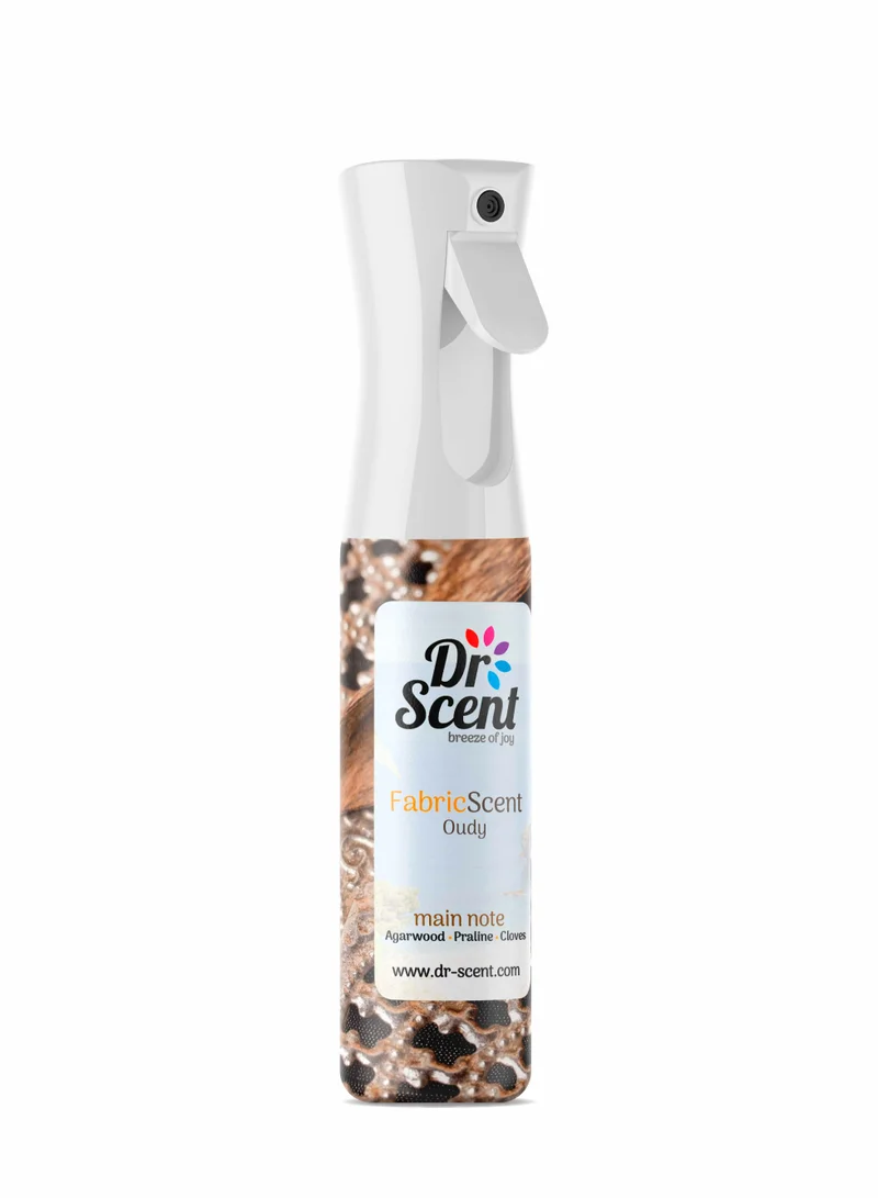 Dr Scent Fabric Spray Oudy - Main note Agarwood Praline Clove - 300ml