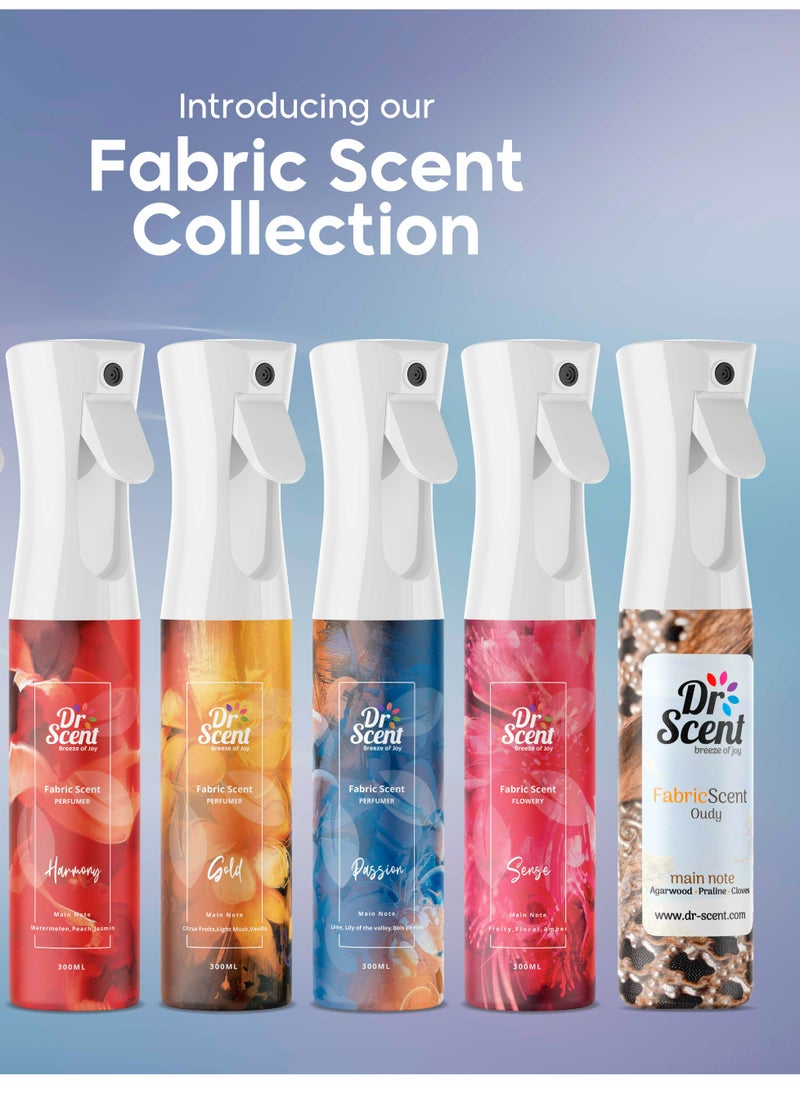 Dr Scent Fabric Spray Oudy - Main note Agarwood Praline Clove - 300ml  - Image 5