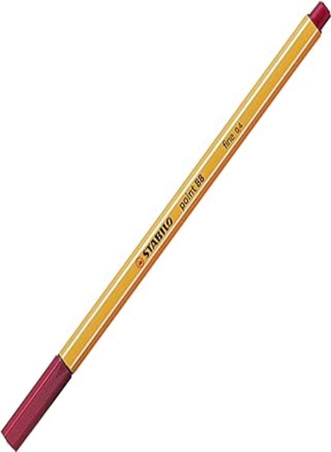 Stabilo 88/50 point 88 pen, 0.4 mm - crimson