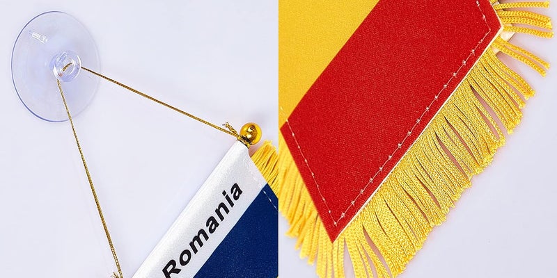 WXTWK National car window hanging flag (Romania) - Image 3