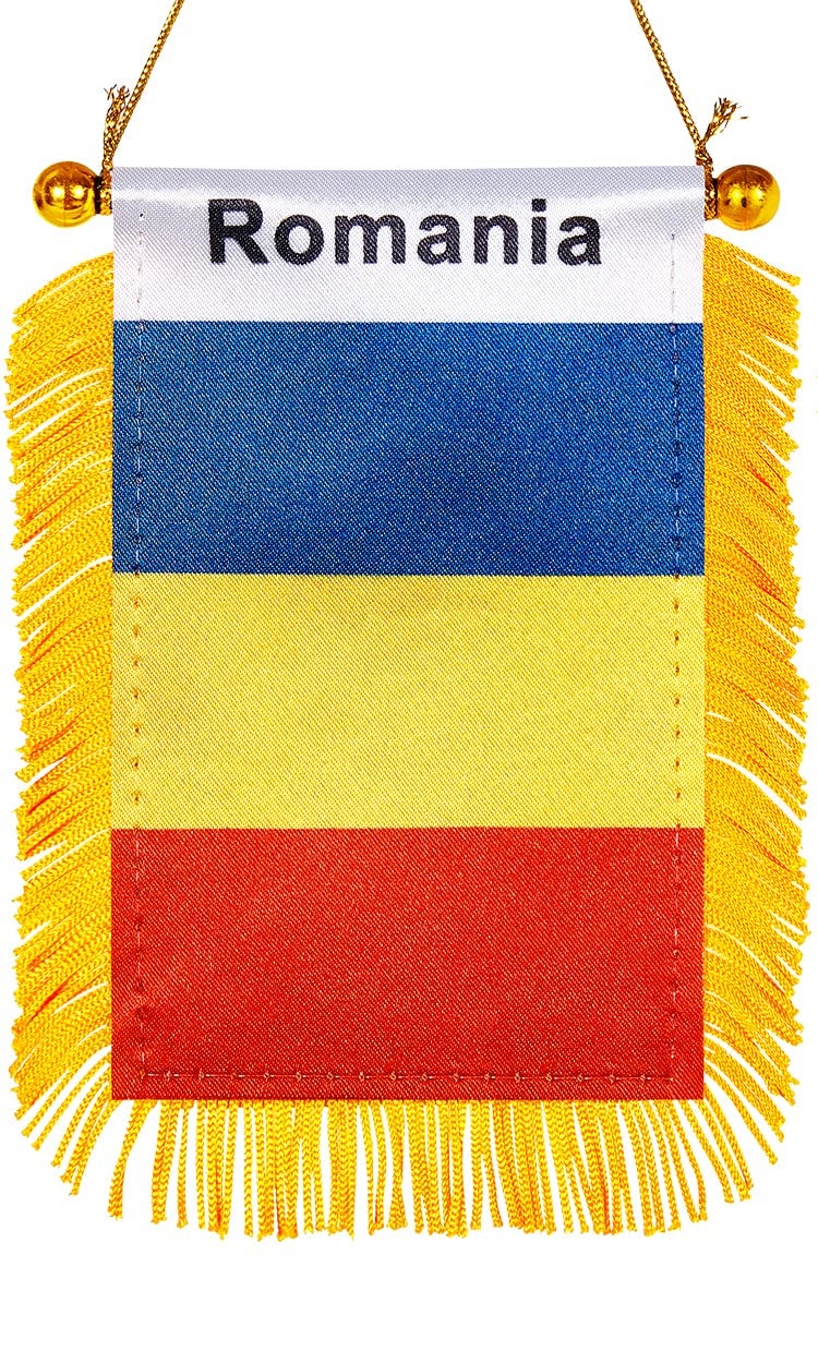 WXTWK National car window hanging flag (Romania) - Image 1