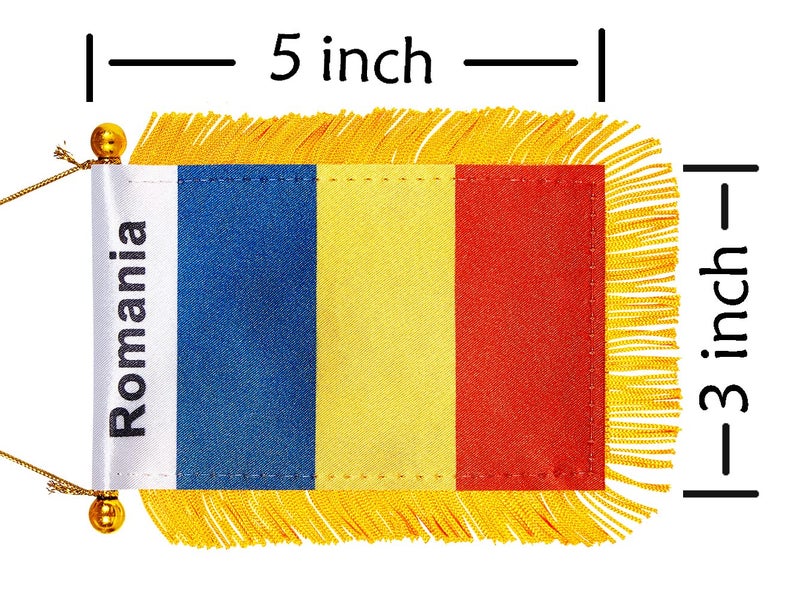 WXTWK National car window hanging flag (Romania) - Image 2