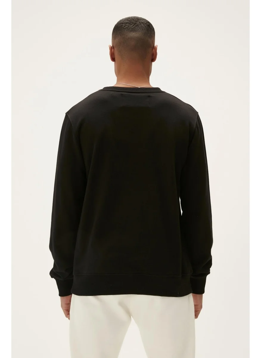 Bad Bear Counter Men's Black Printed Sweatshirt