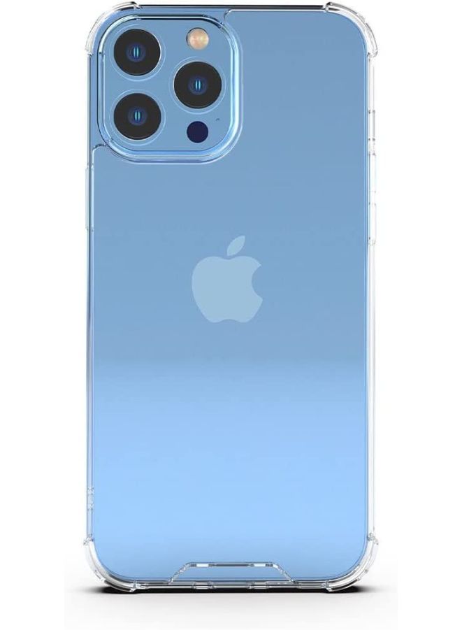 غطاء خلفي شفاف مرن من TPU مضاد للصدمات رقيق لجهاز iPhone 14 Plus مع زوايا معززة - Image 1