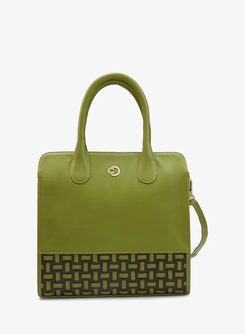 كابريس حقيبة زيتا توت متوسطة الحجم باللون الزيتوني