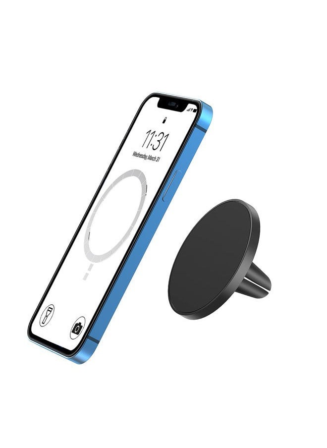 TechMatte MagGrip Car Vent Mount, Magnetic Air Vent Smartphone Holder for iPhone 16 15 14 13 12 Series  - Image 1