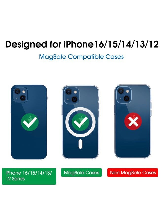 TechMatte MagGrip Car Vent Mount, Magnetic Air Vent Smartphone Holder for iPhone 16 15 14 13 12 Series  - Image 2
