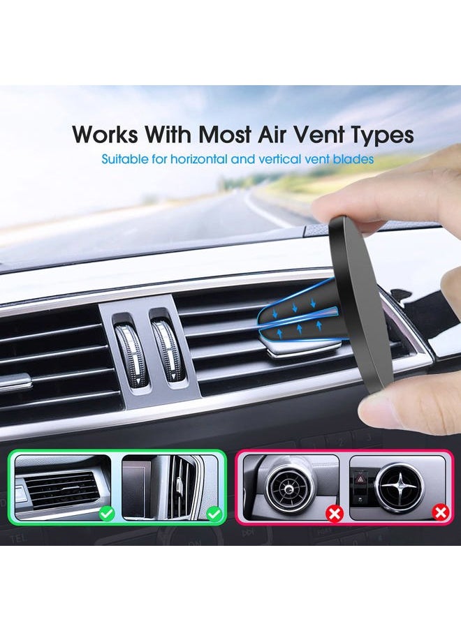TechMatte MagGrip Car Vent Mount, Magnetic Air Vent Smartphone Holder for iPhone 16 15 14 13 12 Series  - Image 3