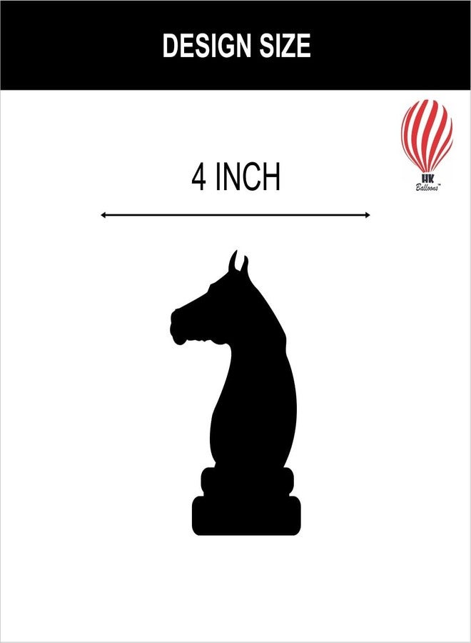 Hk Balloons Chess Them Black & White Themed Balloons Chess Them Party For Kids Birthday Decoration Balloons Kit Set Item 60Pcs - Image 4