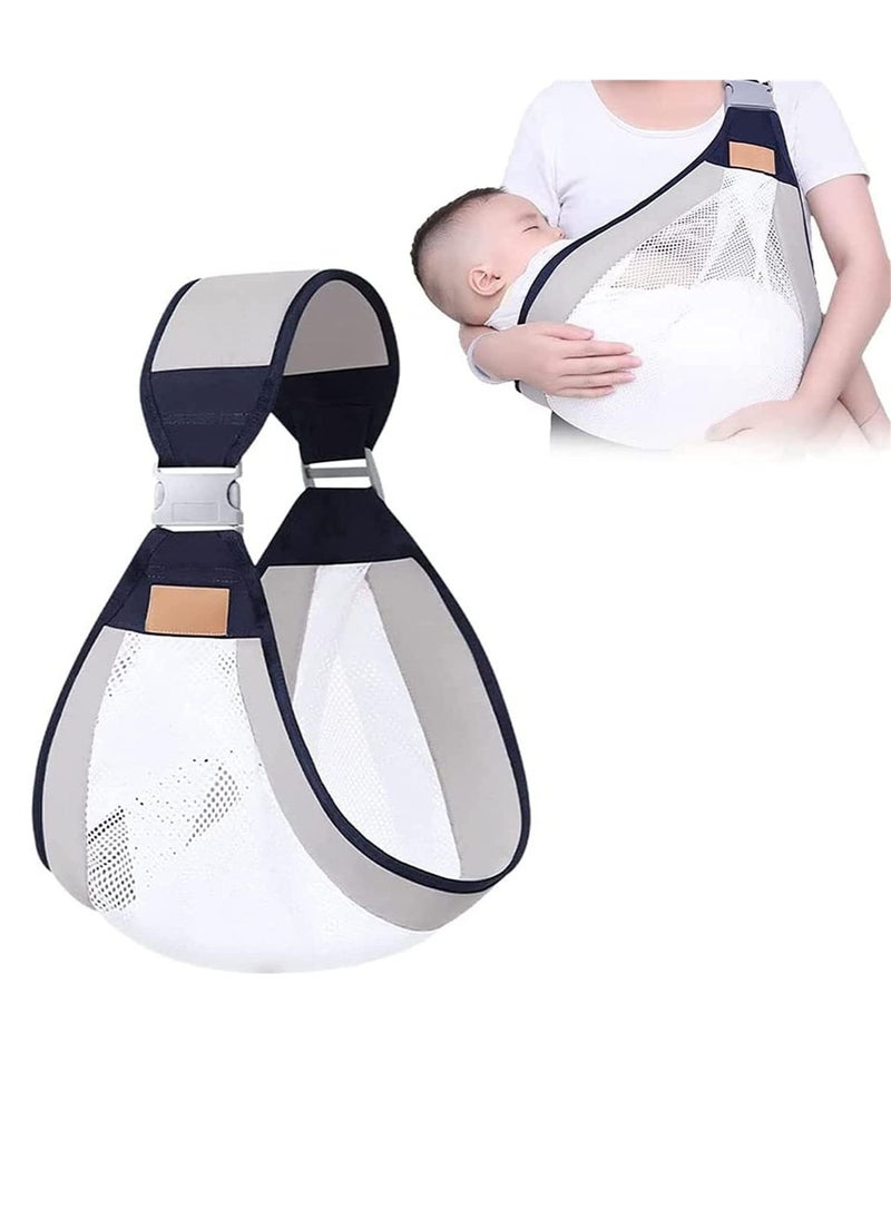 Gonice Baby Carrier, Baby Wrap Carrier Sling, Adjustable Breathable 3D Mesh Baby Carrier for Newborn Carrier  - Image 1