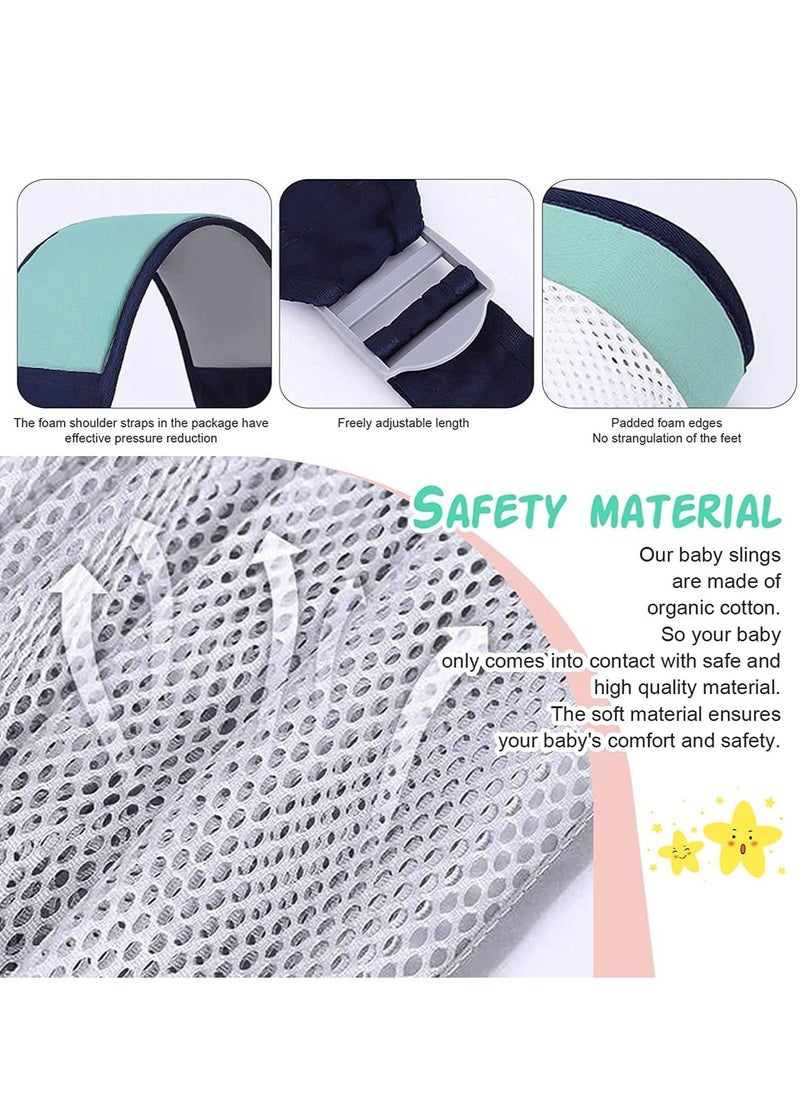 Baby Carrier, Baby Wrap Carrier Sling, Adjustable Breathable 3D Mesh Baby Carrier for Newborn Carrier