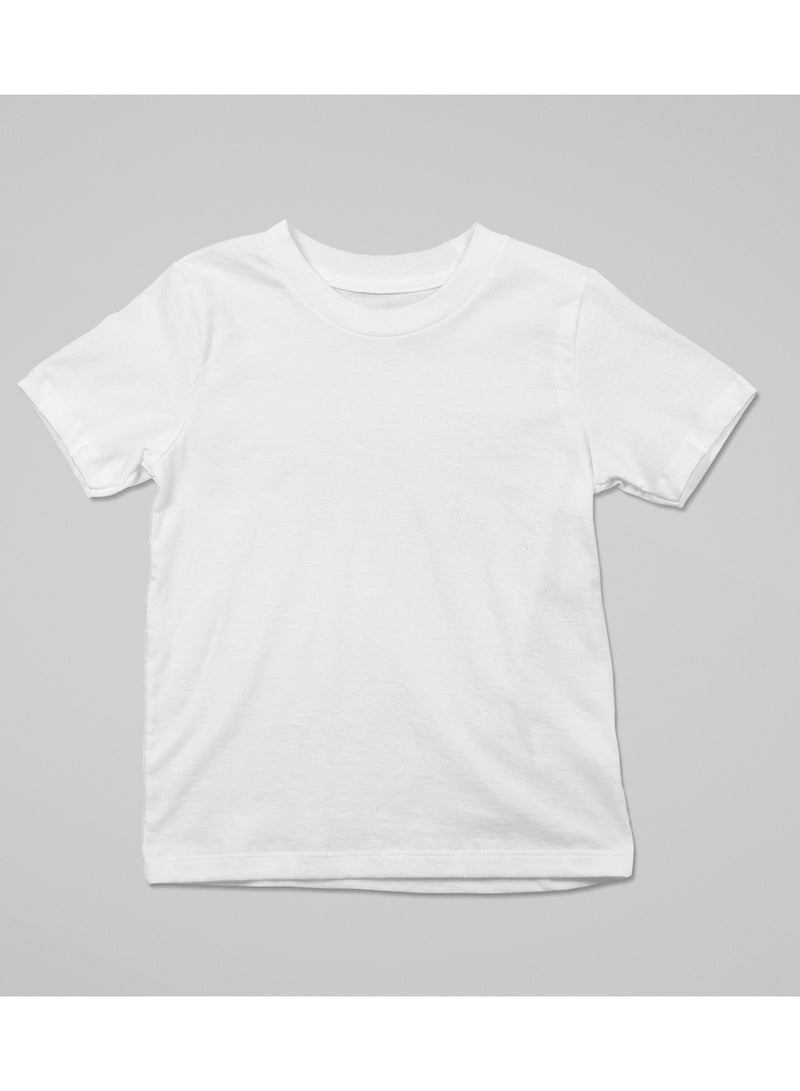 ZOOM Soft and Breathable Plain T-Shirts From Toddlers to Adults Sizes 