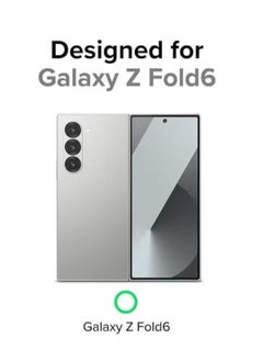 Magnetic Samsung Galaxy Z Fold 6, Magnetic Case, Compatible with MagSafe Wireless Charging, Anti-Scratch Bumper Cover (Clear), TPU - PC  - Image 2