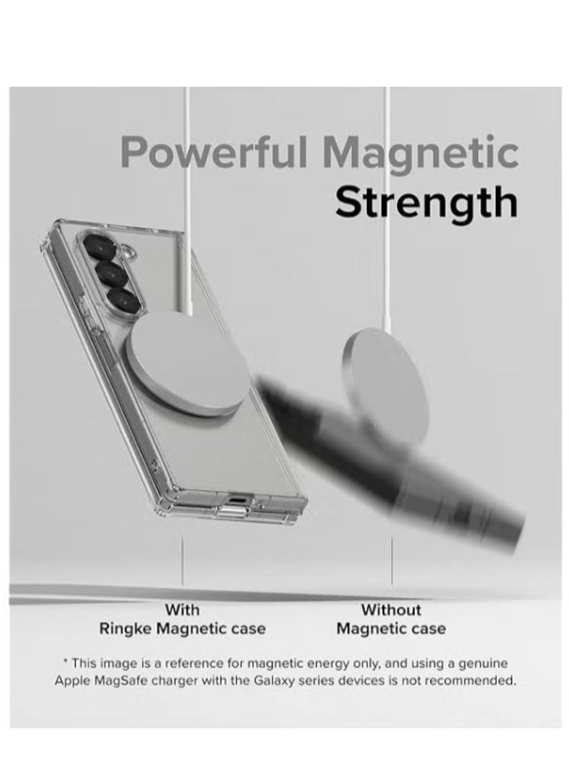 Samsung Galaxy Z Fold 6, Magnetic Case, Compatible with MagSafe Wireless Charging, Anti-Scratch Bumper Cover (Clear), TPU - PC - pzsku/Z6A53F44F5BAAD73E096FZ/45/_/1740688644/c46d6062-c9c8-4d38-a42b-9734757713d0