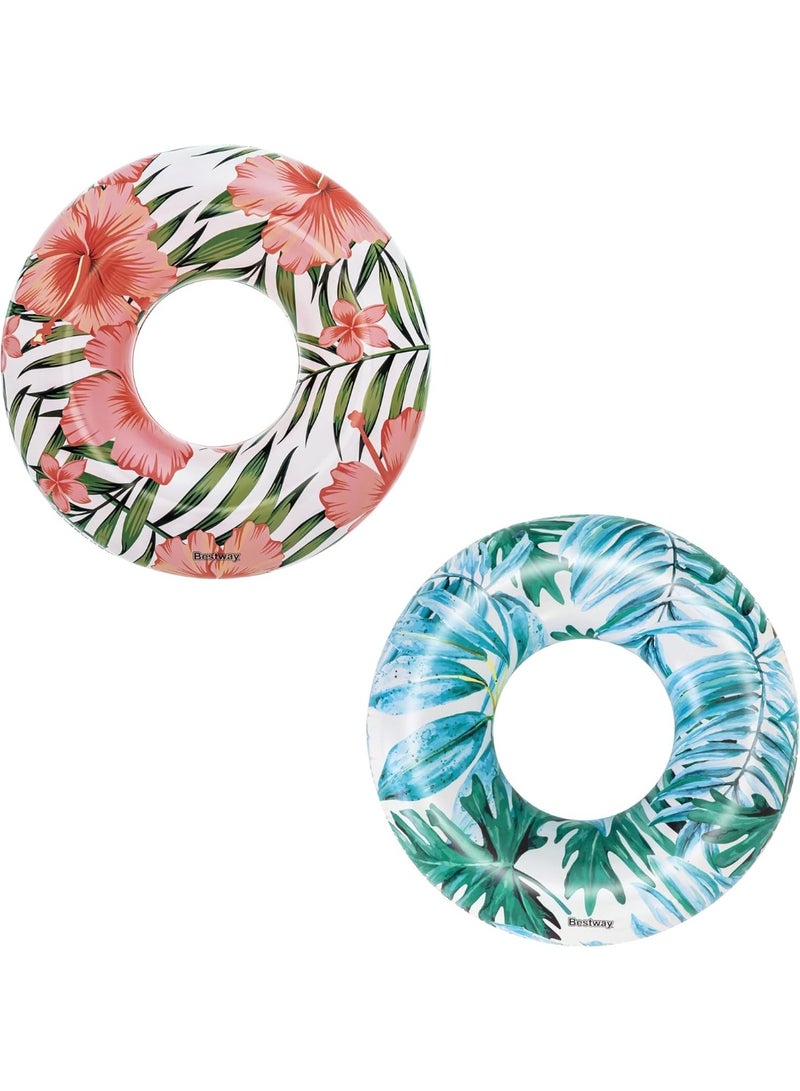 Bestway Swim Rings for Kids and Adults 119x47cm - Image 1