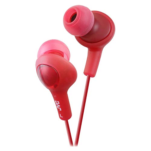 JVC HAFX5R Gumy Plus Inner Ear Headphones (Red) - Image 1