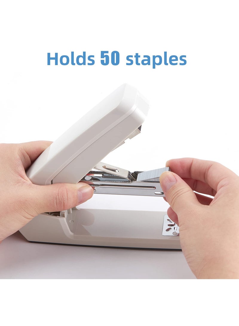 Generic 360° Rotating Long-Arm Stapler, 25-Sheet Capacity, Multi-Angle Binding, Includes 1000 Staples, for Office/Home/School, (White)  - Image 5
