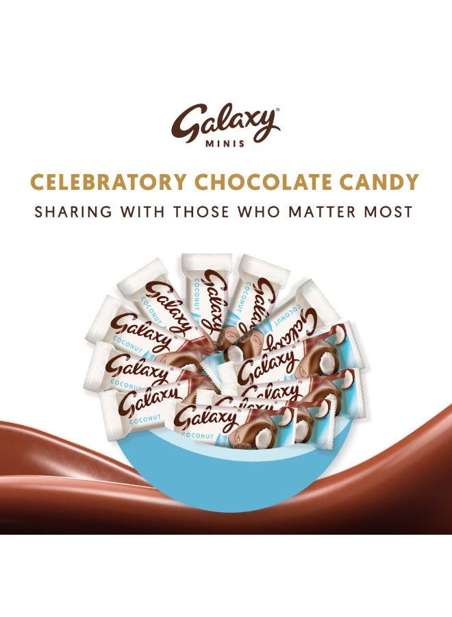 Galaxy Chocolate Minis Coconut Milk Mini Chocolate Bars 137.5g - Image 3