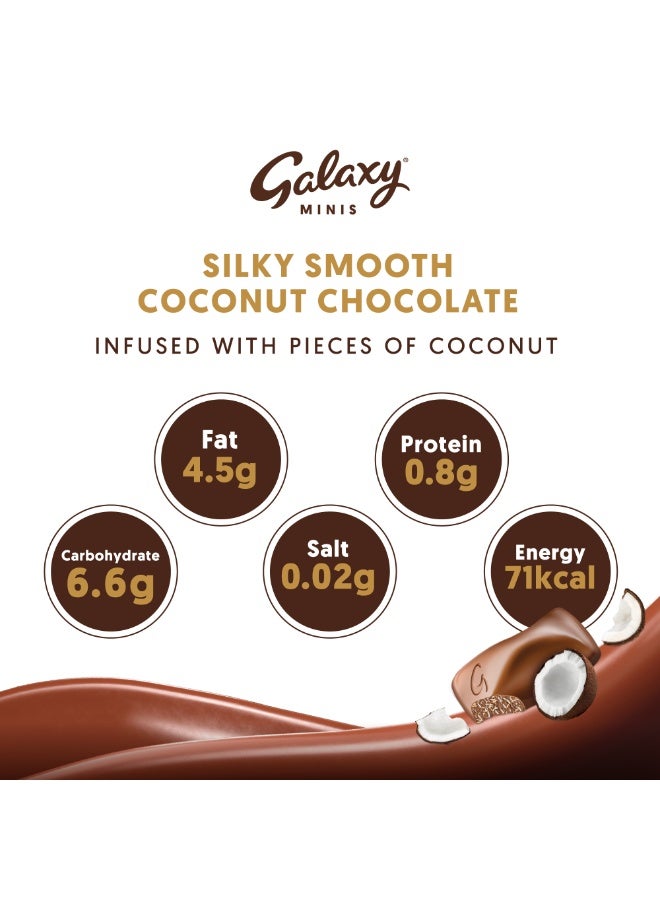 Galaxy Chocolate Minis Coconut Milk Mini Chocolate Bars 137.5g - Image 4