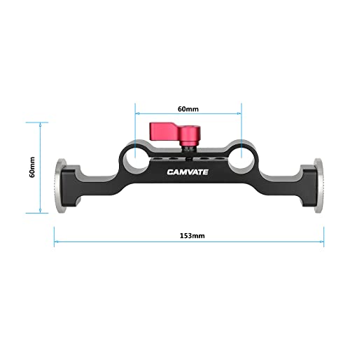CAMVATE 15 Rod Clamp with Standard AccessoryM6318mm for Camera Rig Support Railblock Systems Red 1466 - Image 3