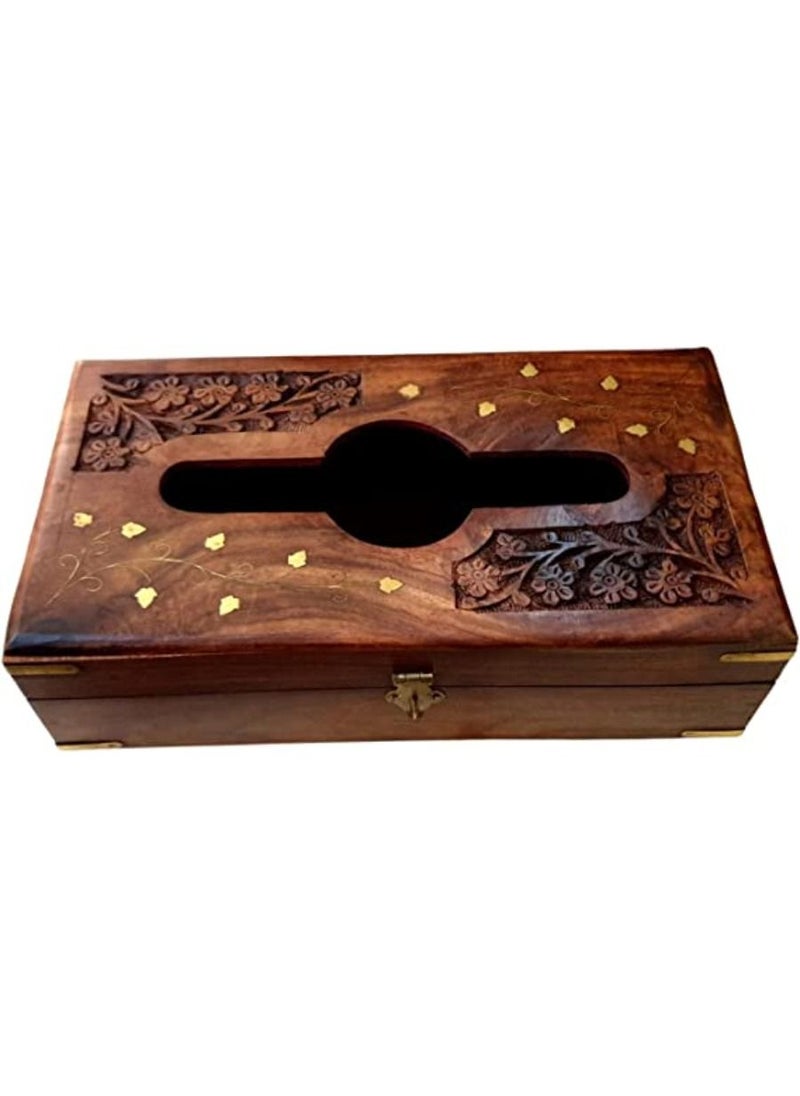 QUESERA Tissue Paper Box Unique Appearance Waterproof Design Wear Resistant Ideal Gift Tissue Box Holder for Restaurant for Home for Office 