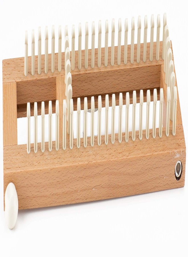 Authentic Knitting Board Sock Loom 2, Regular Gauge Adjustable Loom, 100% Hardwood - Image 2