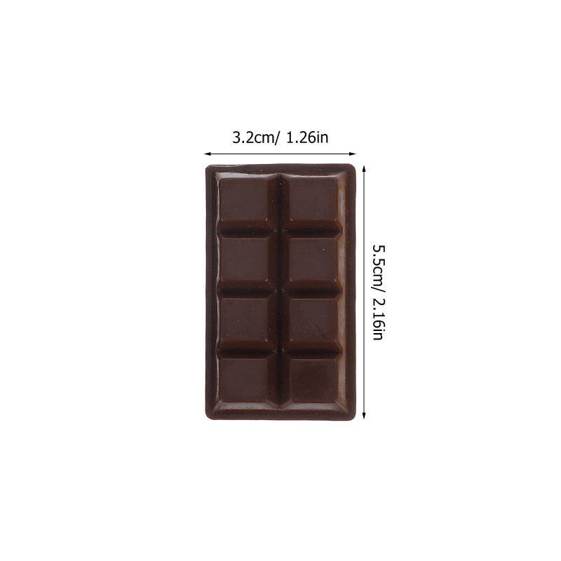 Faux Chocolate Models Artificial Small Chocolate Statues Simulation Food Photo Props 4pcs Set - Image 3