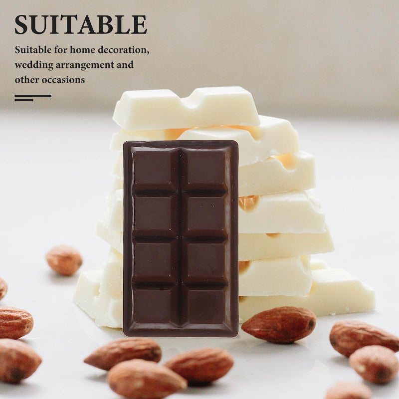 Faux Chocolate Models Artificial Small Chocolate Statues Simulation Food Photo Props 4pcs Set - Image 5